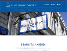 Tablet Screenshot of bluestatecoffee.com